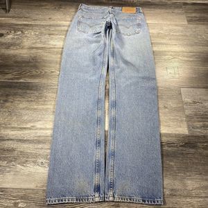 Vintage Levis 501 xx Button Fly Jeans Mens Actual 28x33 Medium/Light Wash